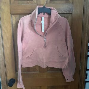 Women's Pink Quarter-Zip Pullover